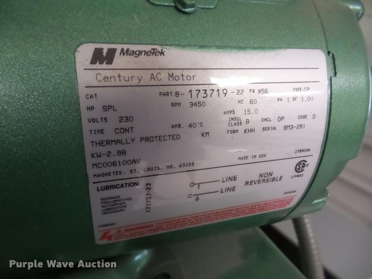 image for item DC9311 Speedaire air compressor