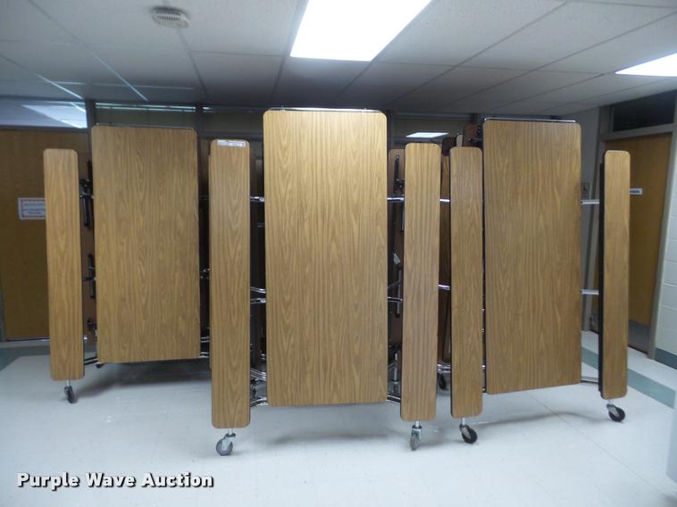 image for item DC9314 (8) folding lunchroom tables