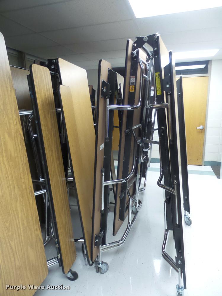 image for item DC9314 (8) folding lunchroom tables