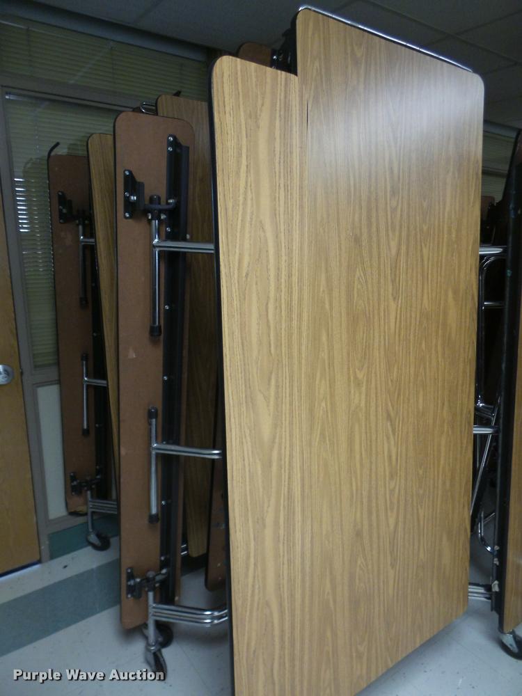 image for item DC9314 (8) folding lunchroom tables