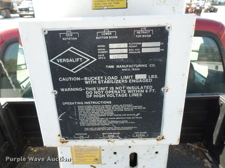 image for item DD9284 2002 Ford F350 Super Duty bucket truck