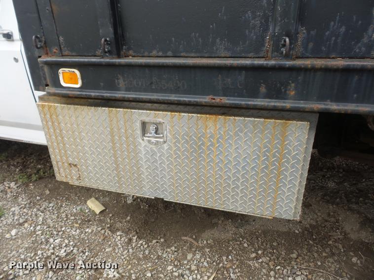 image for item DD9319 1992 Ford F450 Super Duty dump flatbed truck