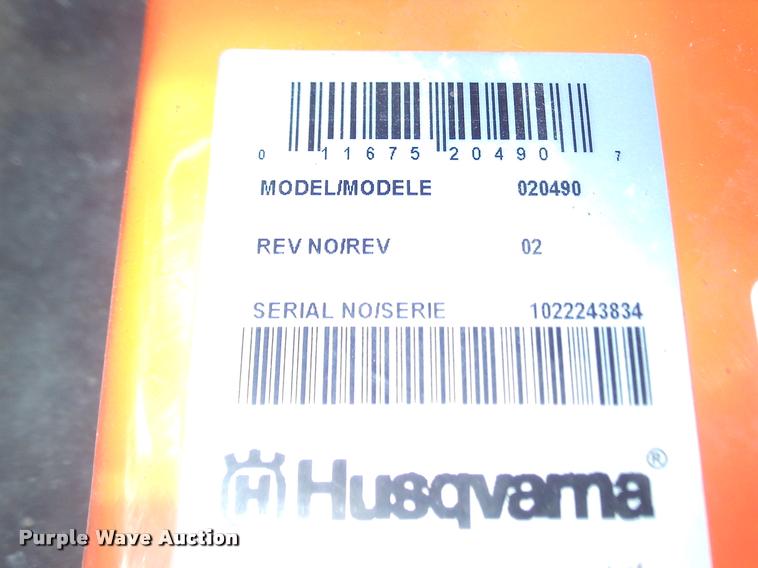 image for item DJ9778 Husqvarna 020490 pressure washer