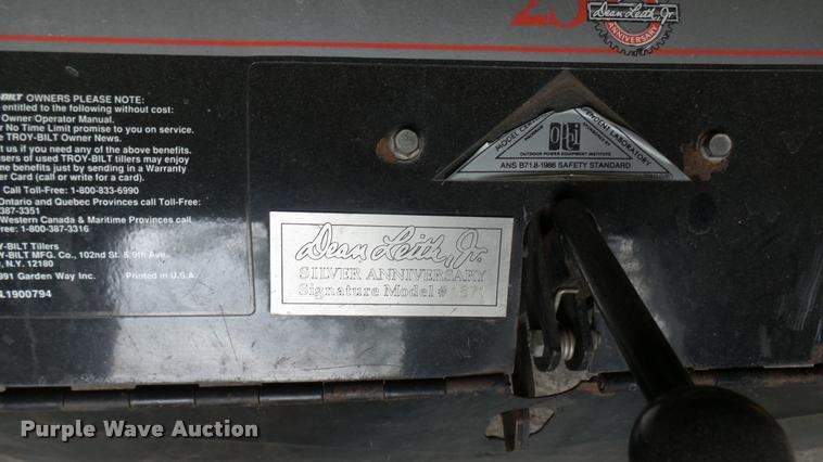 image for item DM9207 Troy Bilt Horse tiller