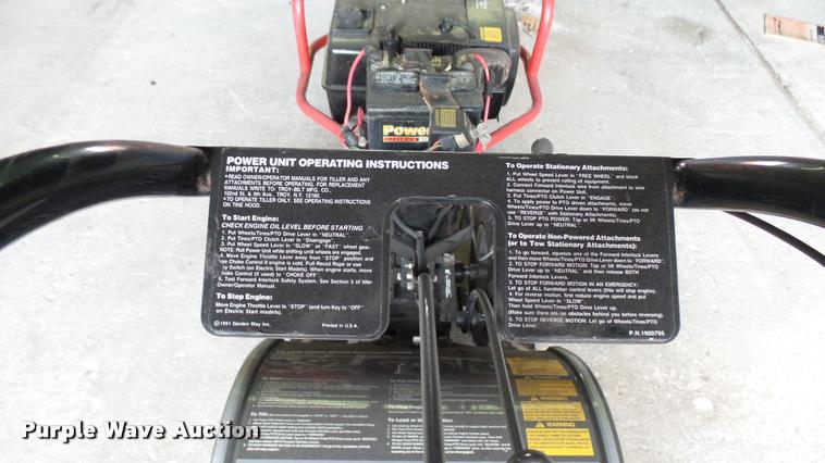 image for item DM9207 Troy Bilt Horse tiller