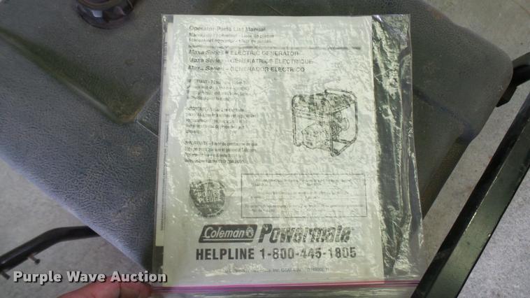 image for item DM9208 Coleman Powermate Maxa 5000ER generator