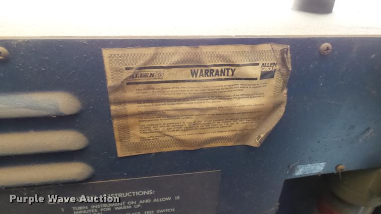 image for item DS9066 Allen test engine analyzer