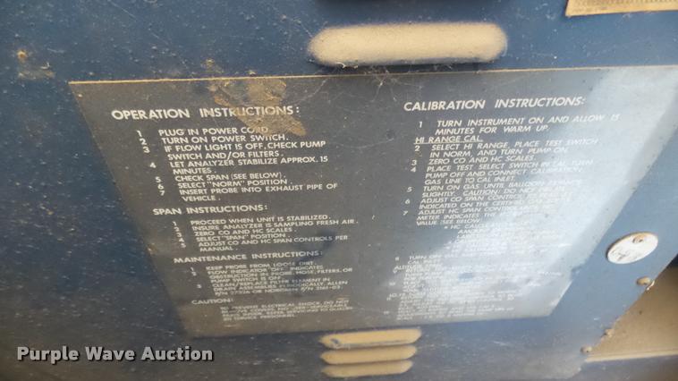 image for item DS9066 Allen test engine analyzer