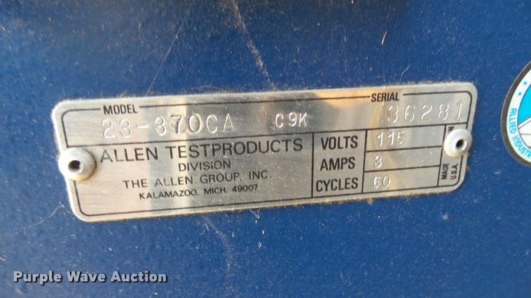 image for item DS9066 Allen test engine analyzer