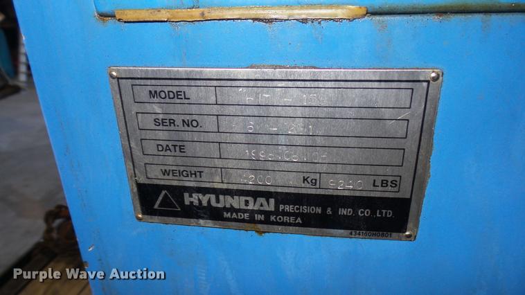 image for item DS9073 Hyundai HiT15S CNC lathe