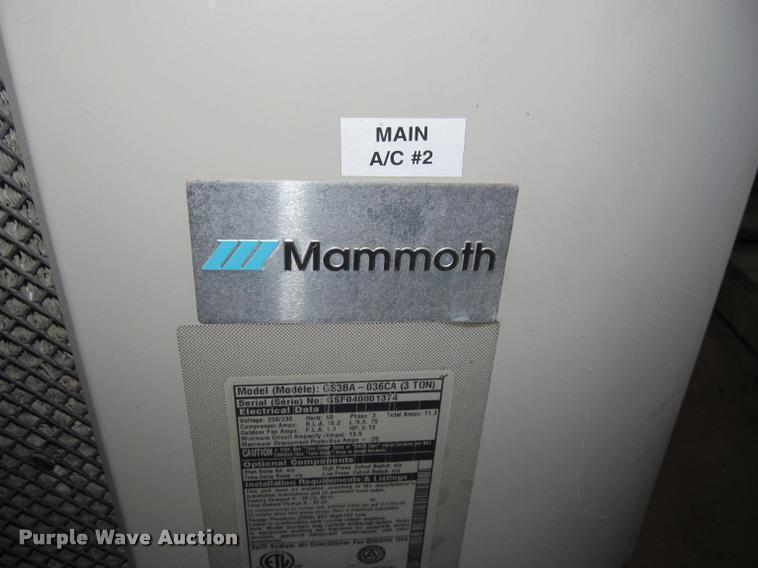 image for item DT9157 (2) Mammoth GS3BA-036CA air conditioners