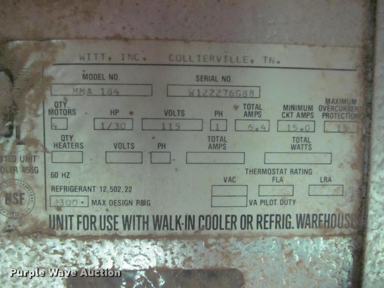 image for item DT9160 (2) walk-in cooler condensing units