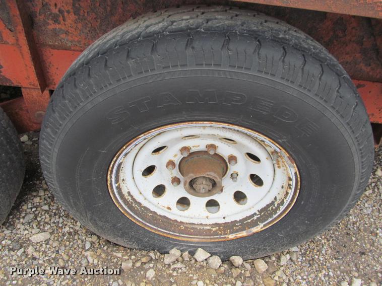 image for item J2553 1985 JFW equipment trailer