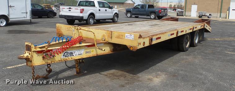 image for item K3285 1997 Towmaster 0020 equipment trailer
