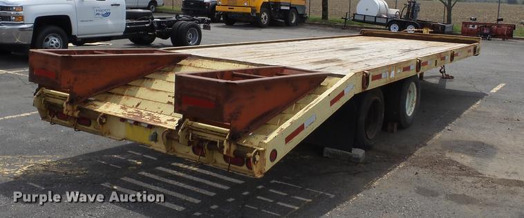 image for item K3285 1997 Towmaster 0020 equipment trailer