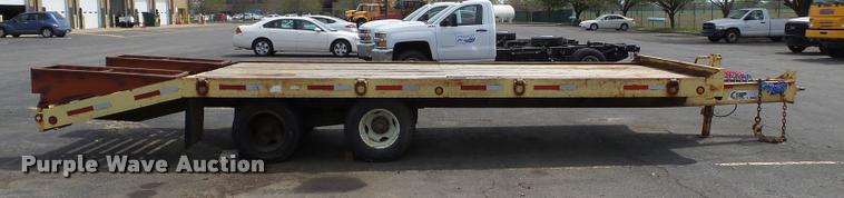 image for item K3285 1997 Towmaster 0020 equipment trailer