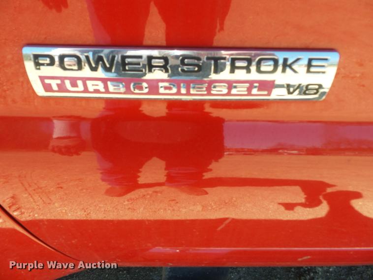 image for item K3290 2007 Ford F350 Super Duty Crew Cab flatbed  pickup truck