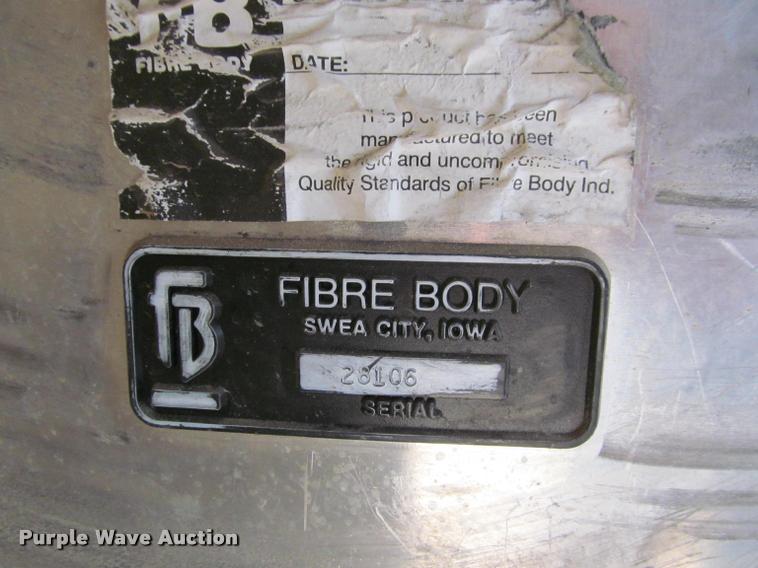 image for item K4922 Fibre Body fiberglass utility bed