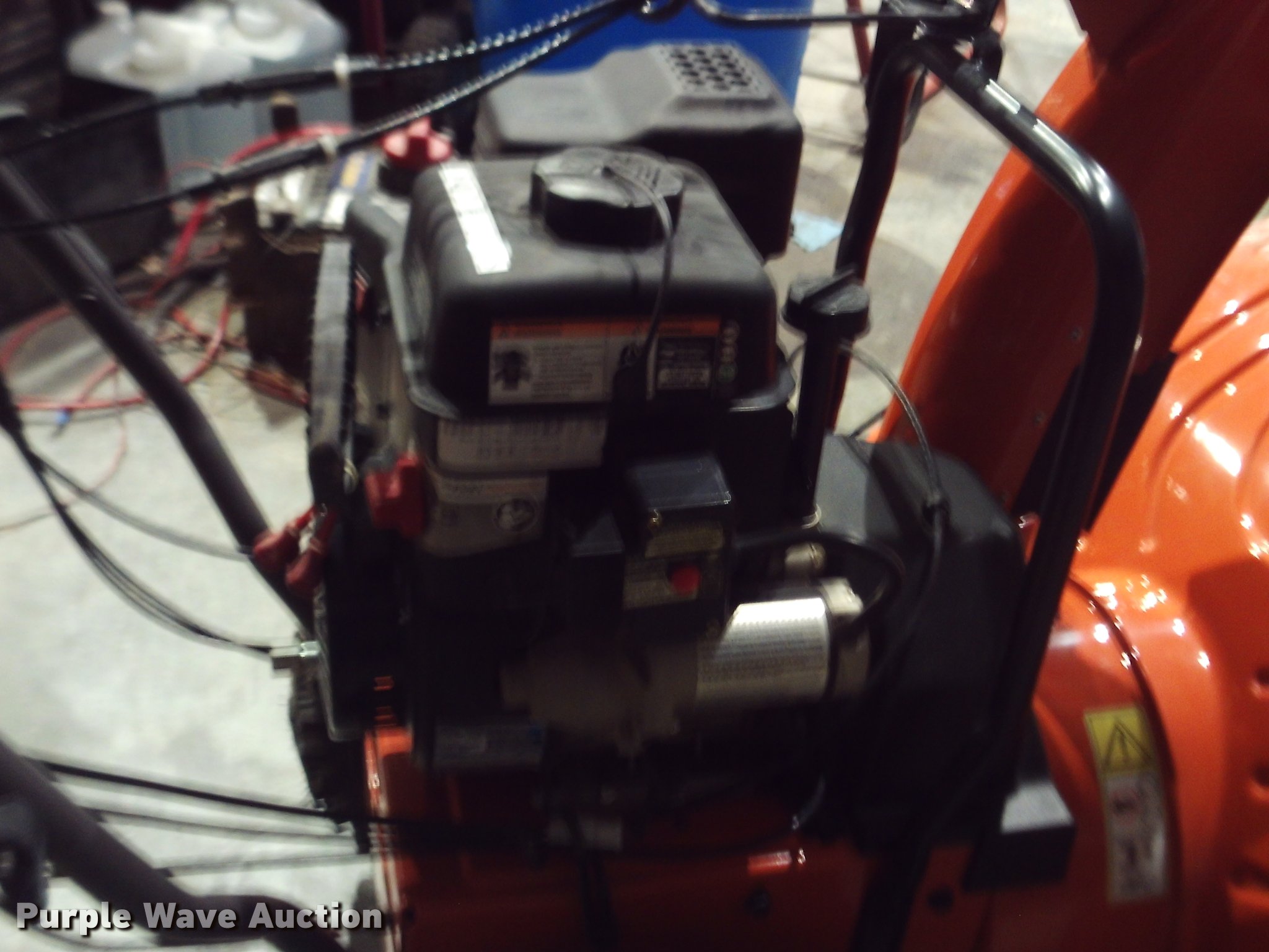Husqvarna ST227P snow blower in Bristow, OK Item DJ9777 sold Purple
