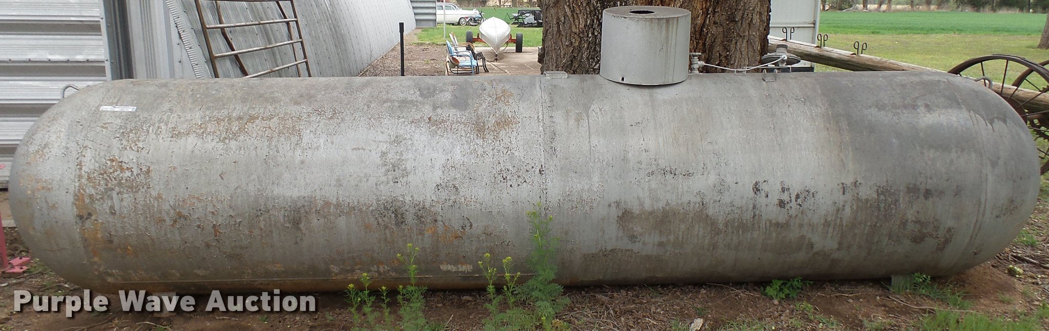 Propane tank in Cheney, KS Item DM9134 sold Purple Wave