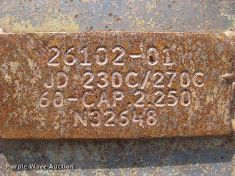 image for item AX9279 TAG excavator bucket