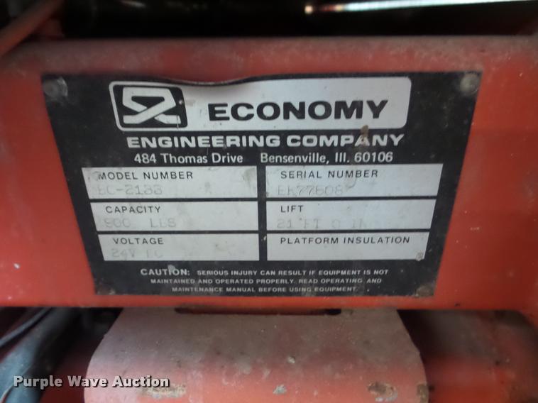 image for item BI9748 Economy BC2133 scissor lift