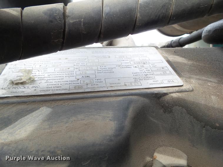 image for item CB9948 1992 Mack CH613 semi truck