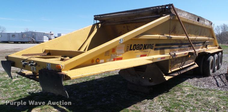 image for item CB9956 1993 Load King bottom dump trailer