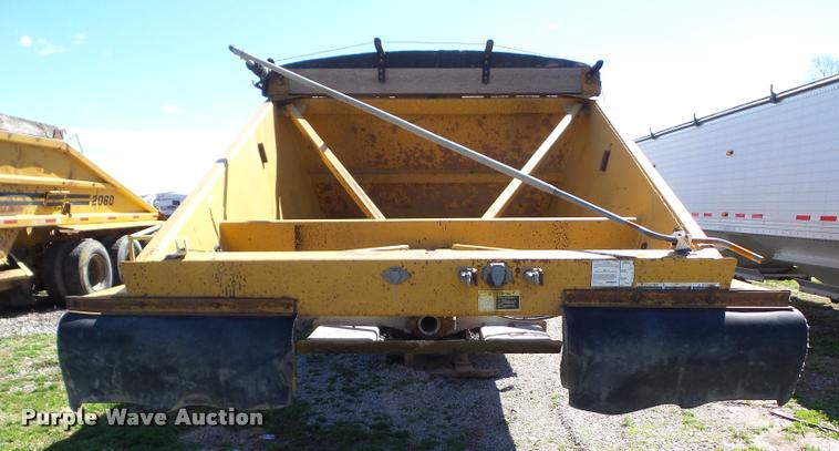 image for item CB9957 1995 Load King bottom dump trailer