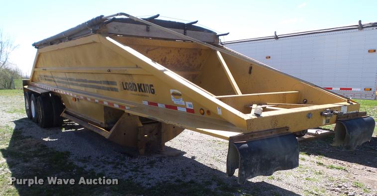 image for item CB9957 1995 Load King bottom dump trailer