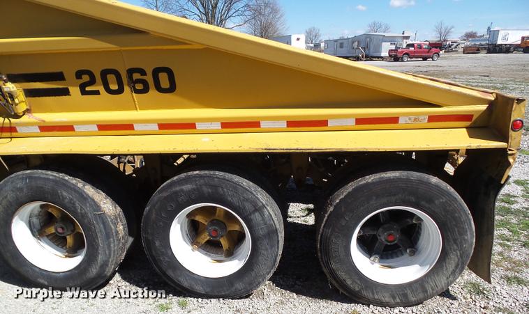 image for item CB9957 1995 Load King bottom dump trailer
