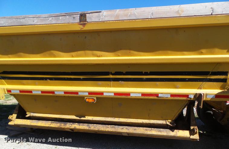 image for item CB9957 1995 Load King bottom dump trailer