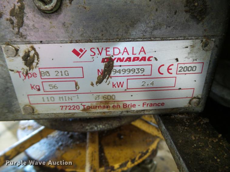 image for item CB9973 Dynapac power trowel