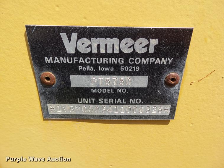 image for item CB9984 2002 Vermeer V5750 trencher