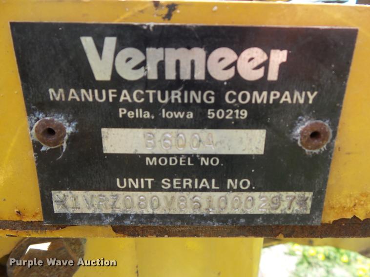 image for item CB9986 2006 Vermeer RT650 vibratory plow