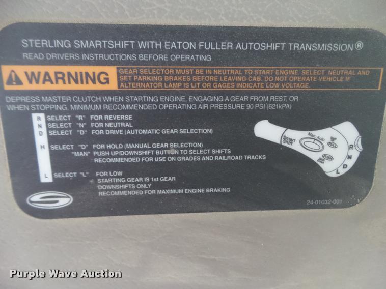 image for item CB9990 2007 Sterling LT9500 dump truck