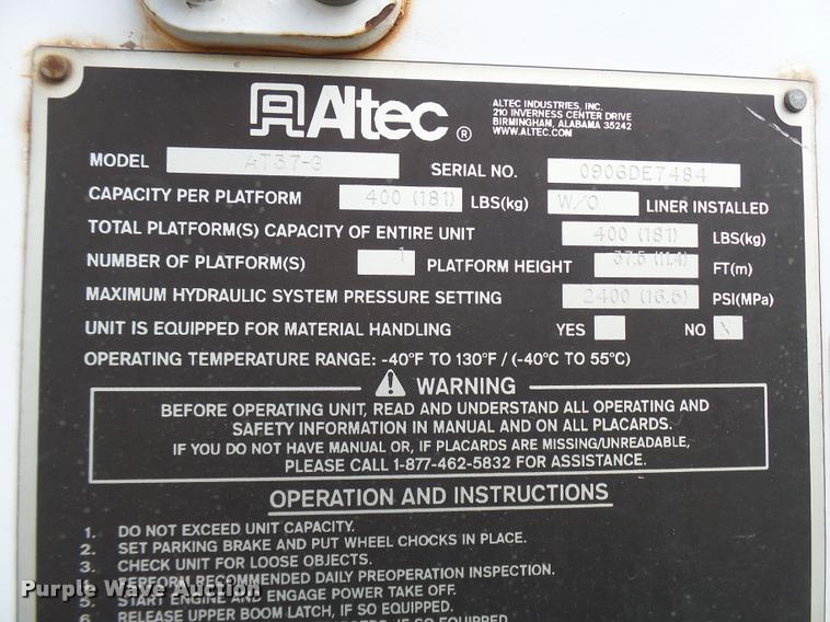 image for item CC9134 2007 Ford F550 Super Duty XL bucket truck