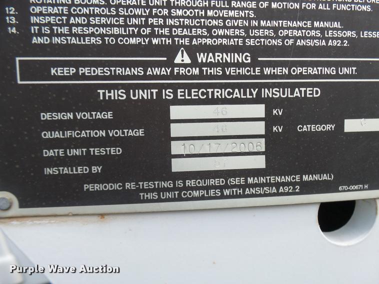 image for item CC9134 2007 Ford F550 Super Duty XL bucket truck