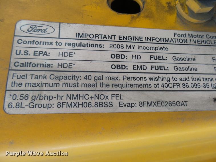 image for item CC9147 2008 Ford F550 Super Duty bucket truck