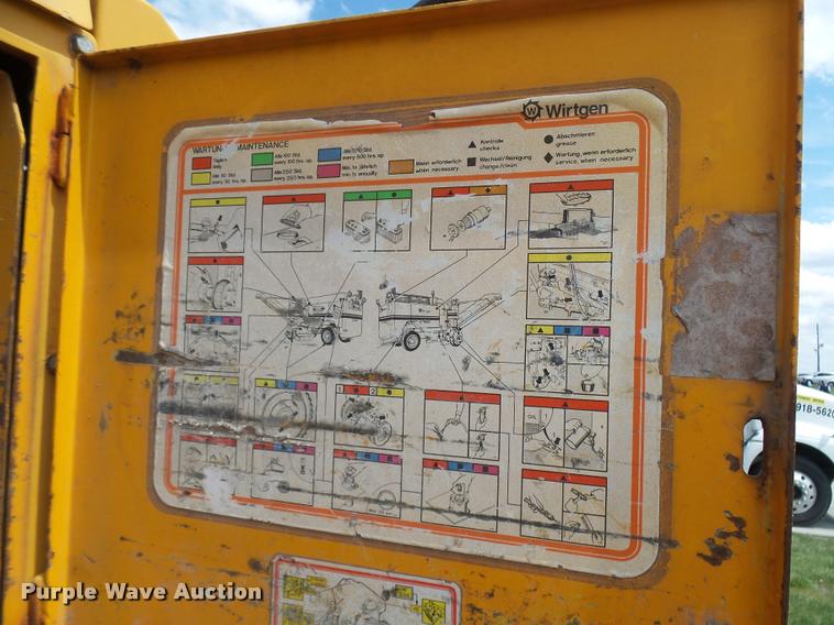 image for item CC9150 1988 Wirtgen SF1000CA milling machine