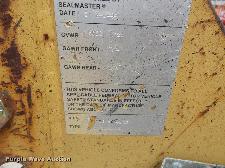 image for item CC9174 1999 Seal Master seal coat machine