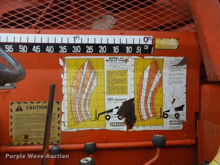 image for item DA3429 1984 Lull 844 telehandler