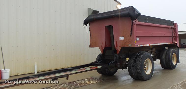 image for item DA3433 1998 Wheeler end dump trailer