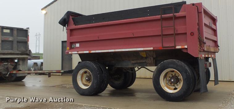 image for item DA3433 1998 Wheeler end dump trailer