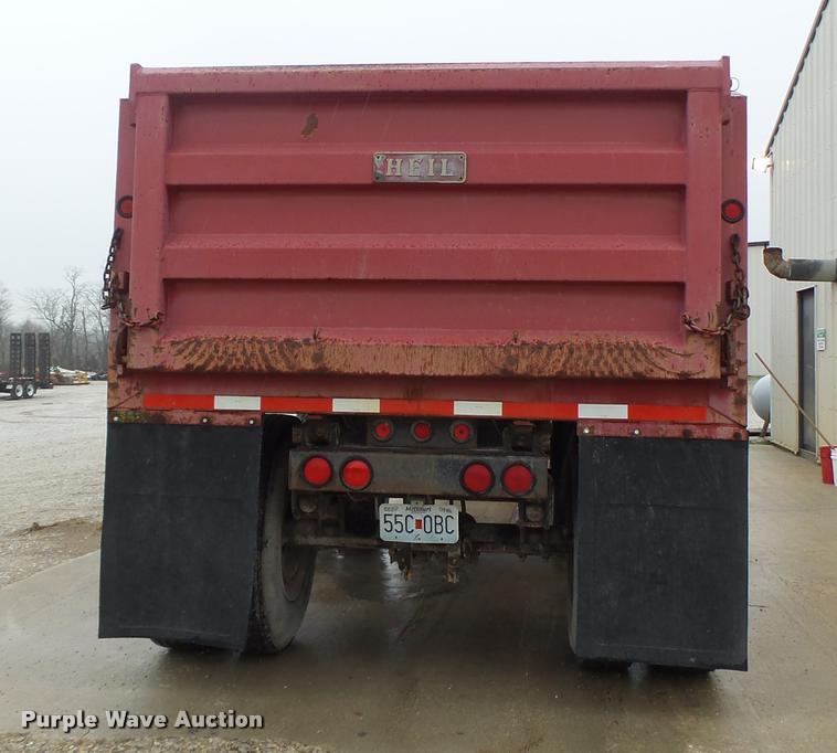 image for item DA3433 1998 Wheeler end dump trailer