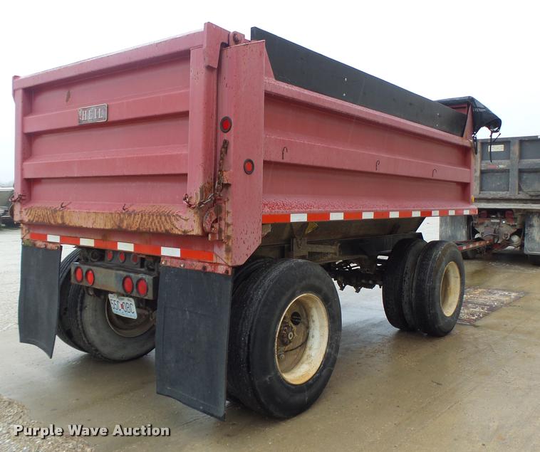 image for item DA3433 1998 Wheeler end dump trailer