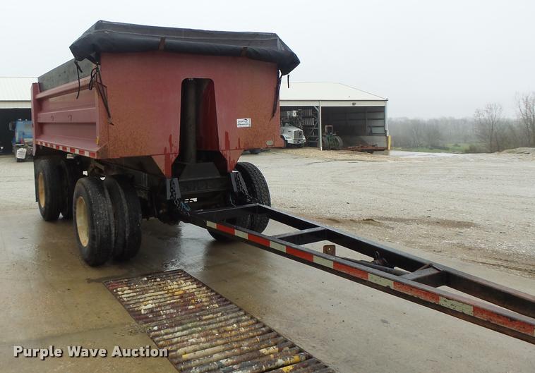 image for item DA3433 1998 Wheeler end dump trailer