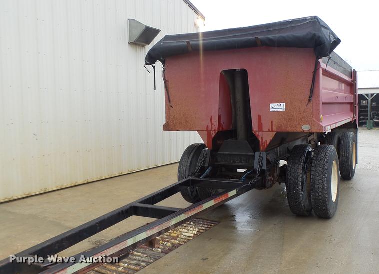 image for item DA3433 1998 Wheeler end dump trailer