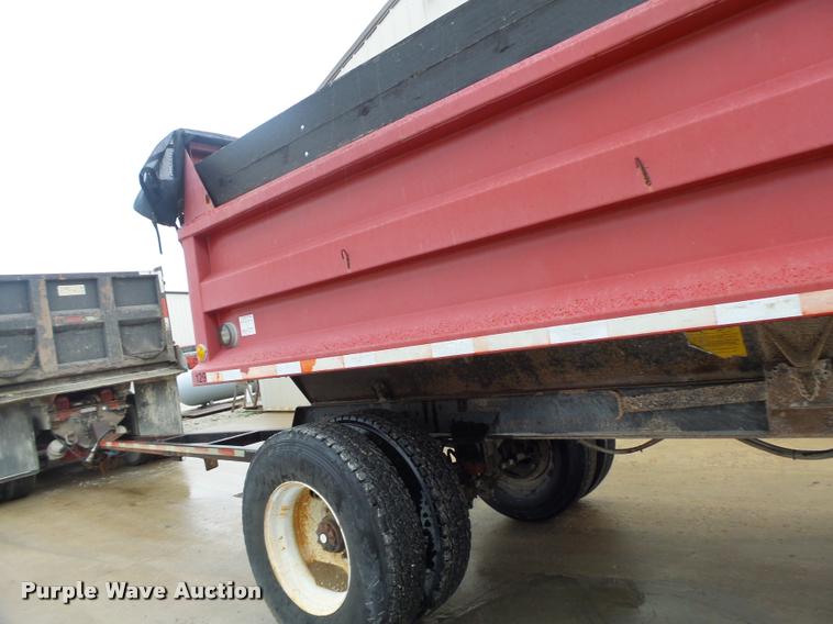 image for item DA3433 1998 Wheeler end dump trailer