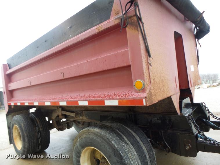 image for item DA3433 1998 Wheeler end dump trailer
